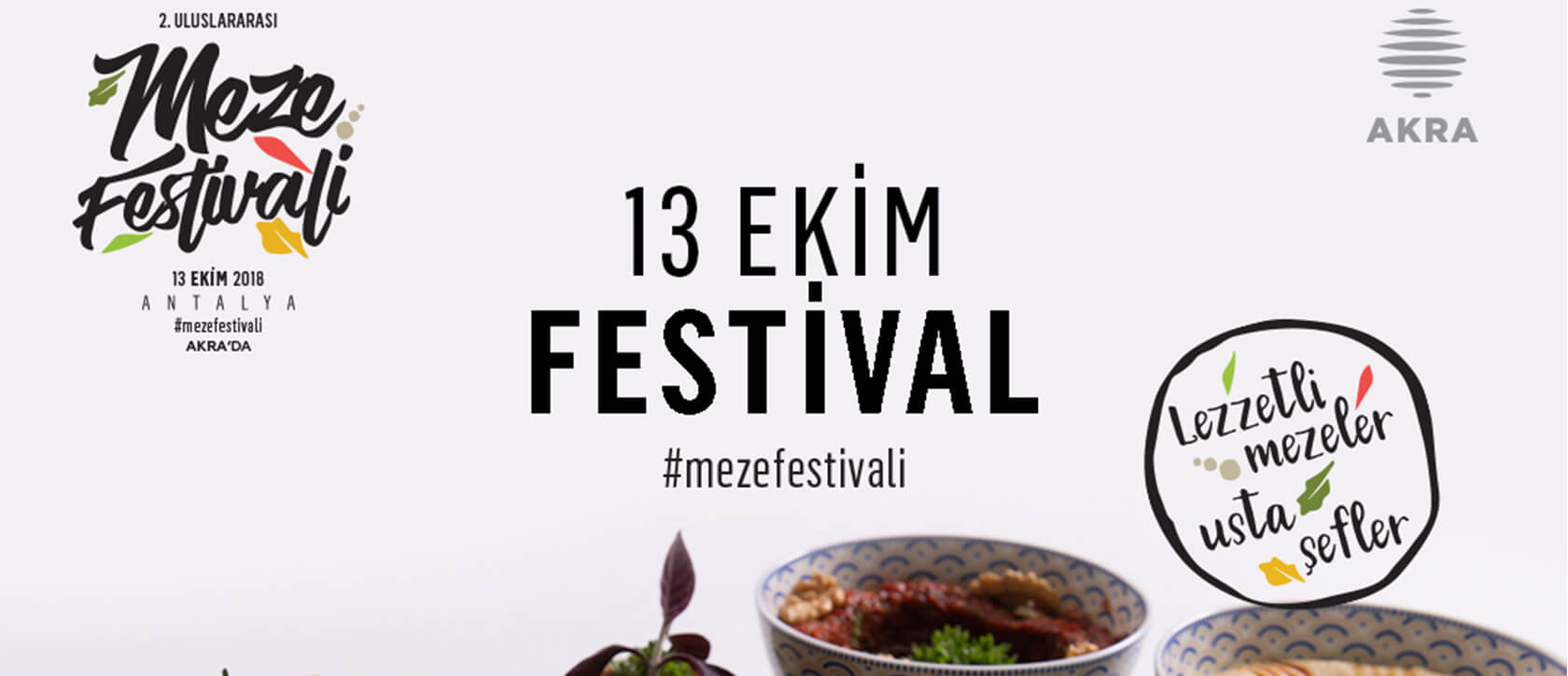 Akra Meze Festivali 2018 Banner